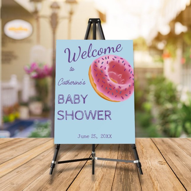 Donut Baby Shower Welcome Foam Board  (Creator Uploaded)