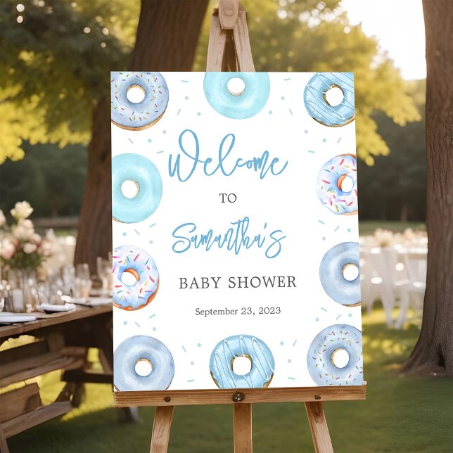 Donut Baby Shower Welcome Sign (Creator Uploaded)