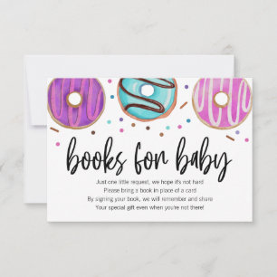 Donut Baby Sprinkle Books for Baby Card