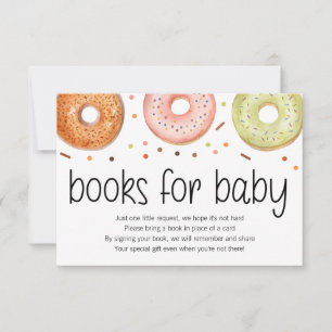 Donut Baby Sprinkle Books for Baby Card