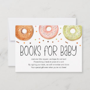 Donut Baby Sprinkle Books for Baby Card