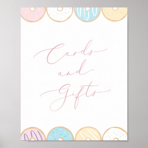Donut Baby Sprinkle Cards and Gifts Sign