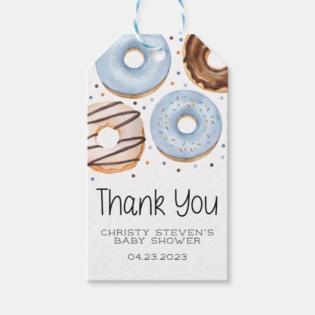 Donut Baby Sprinkle Gift Tags (Front)