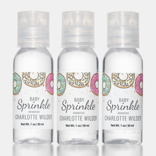 Donut Baby Sprinkle  Hand Sanitizer