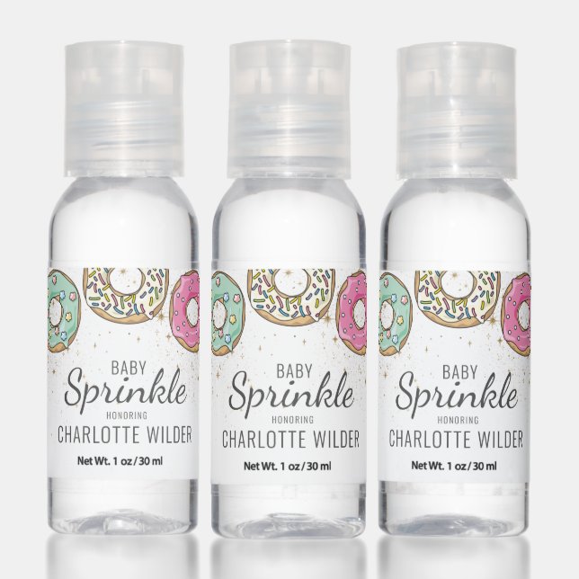 Donut Baby Sprinkle  Hand Sanitizer (Set)