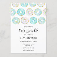 Donut Baby Sprinkle Invitation