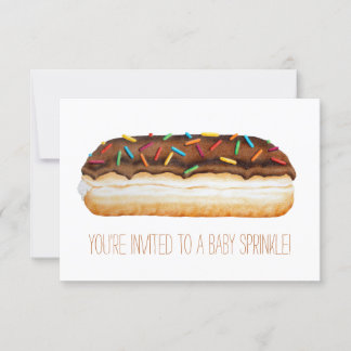 Donut Baby Sprinkle Invite