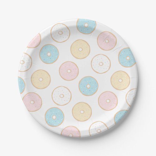Donut Baby Sprinkle Paper Plates