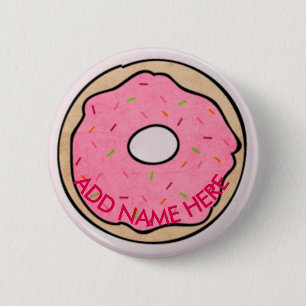Donut Back to School, Backpack or Hat Pins buttons