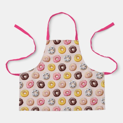 Donut Bakery Shop Pattern Apron