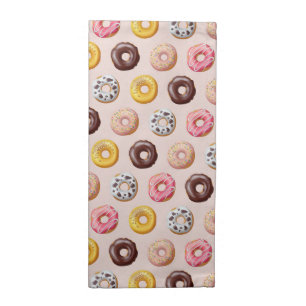 Donut Bakery Shop Pattern Cloth Napkin