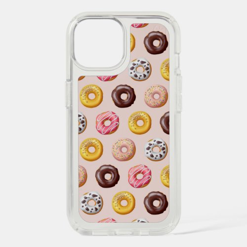 Donut Bakery Shop Pattern iPhone 15 Case