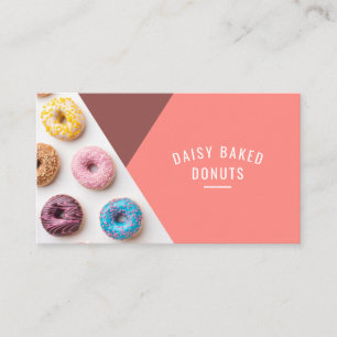 Donut Bakery Sweets Chef Desserts Business Card
