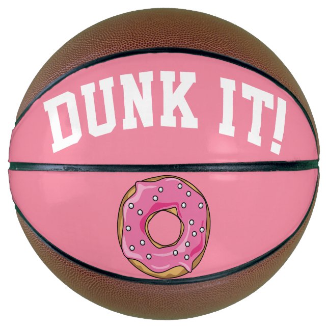 Donut Ball Strawberry Basketball (Front)
