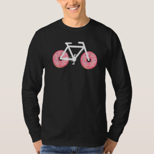 Donut Bike Wheels Bicycle Cyclist Food Cycling The T-Shirt