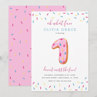 Donut Birthday Celebration | One Invitation