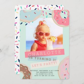 Donut Birthday Invitation - Donut Miss This Party! by blush_printables at Zazzle