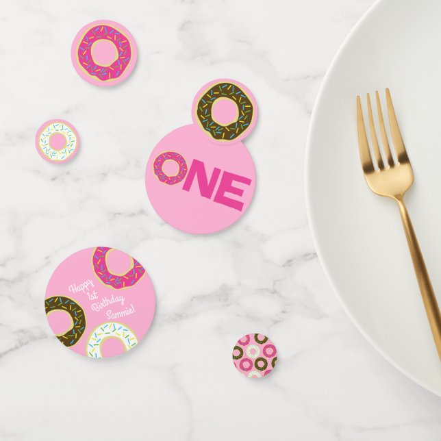 Donut Birthday Party Confetti (Group)