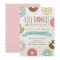 Donut Birthday Party Invitation Donut want to miss