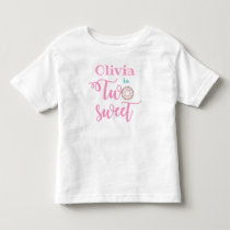 Donut Birthday T-Shirt Two Sweet T-Shirt