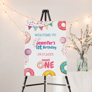 Donut Birthday Welcome Foam Board