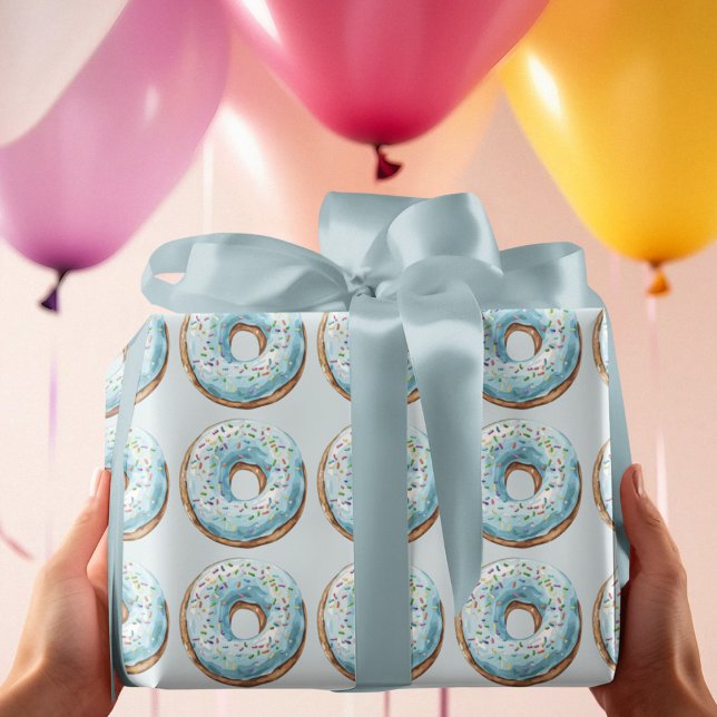 Donut Birthday Wrapping Paper | Sweet Donut Party  (Creator Uploaded)