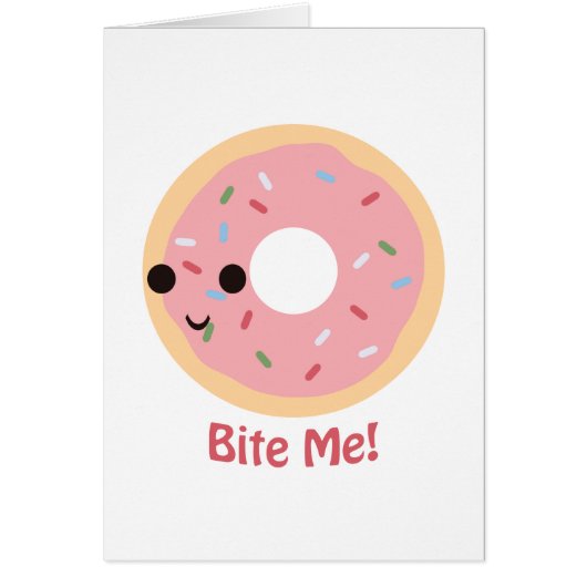 Donut Bite Me! Cards (Front)