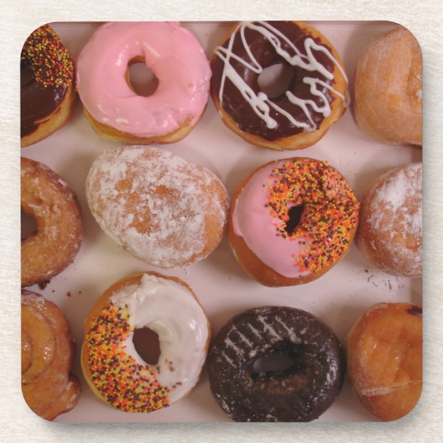 Donut Box! Beverage Coaster (Front)