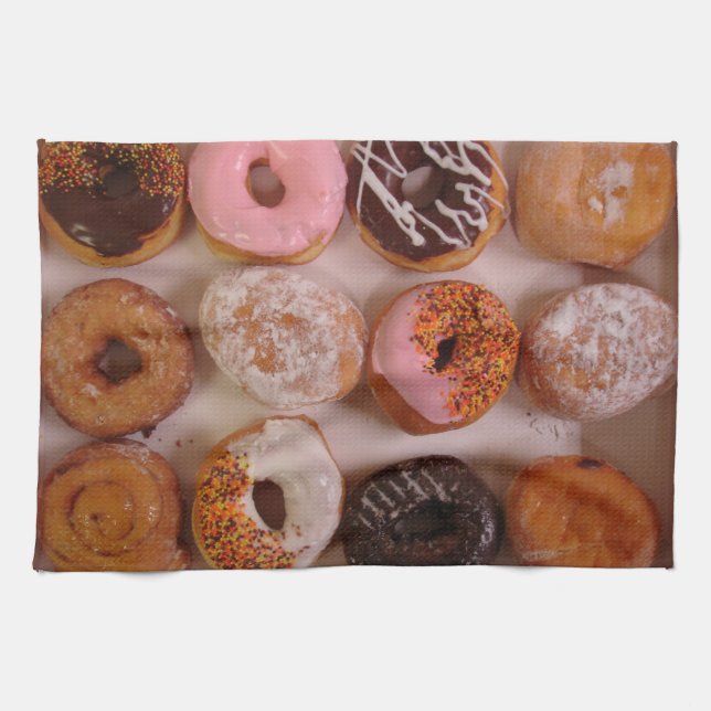 Donut Box! Kitchen Towel (Horizontal)