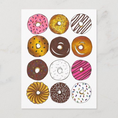 Donut Breakfast Brunch Birthday Party Invitation