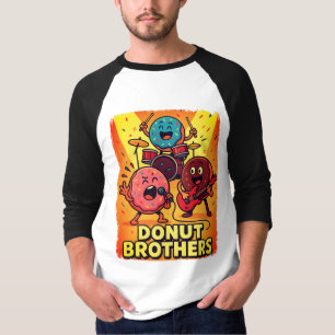 Donut Brothers Rock Band T-Shirt