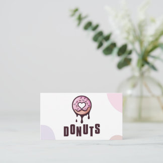 Donut business card