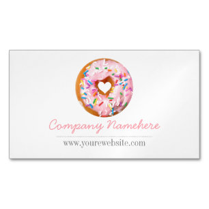 Donut Business Card Magnet
