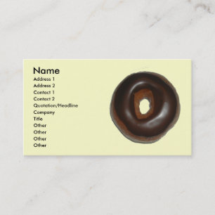 Donut business cards