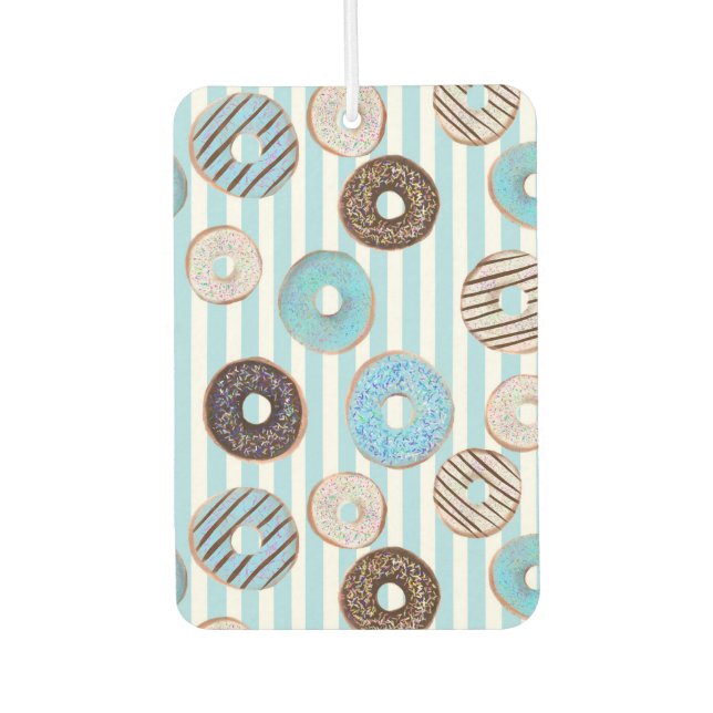 Donut car air freshener for the family car. (Front)