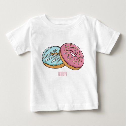 Donut cartoon illustration baby T_Shirt