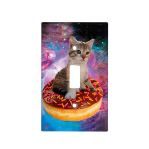 Donut Cat - Donut lover Light Switch Cover