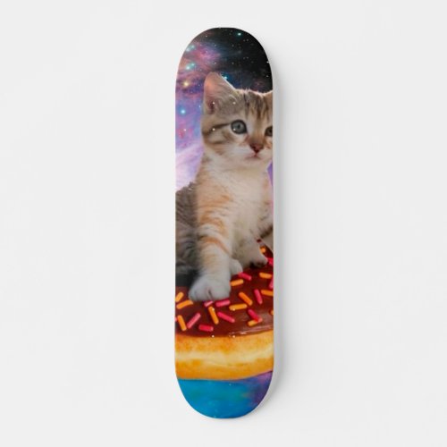 Donut Cat _ Donut lover Skateboard