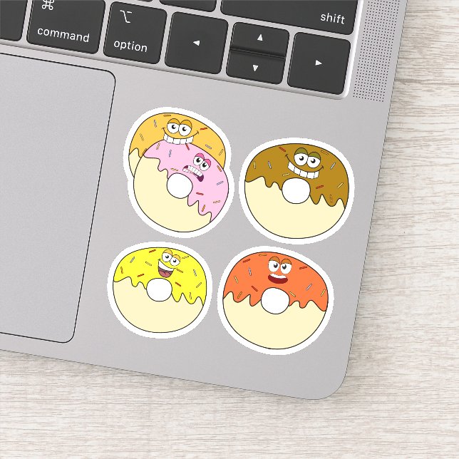 Donut Characters Sticker (Detail)