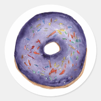 Donut Classic Round Sticker