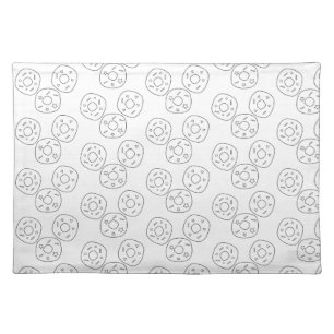 Donut Coloring Mat Learning Counting