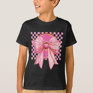Donut Coquette Bow Funny Girls Women Gift Doughnut T-Shirt
