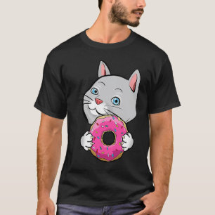 Donut Cute Kids Cat Mania Unique T-Shirt
