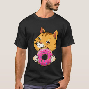 Donut  Cute Kids Cat Mania Unique T-Shirt