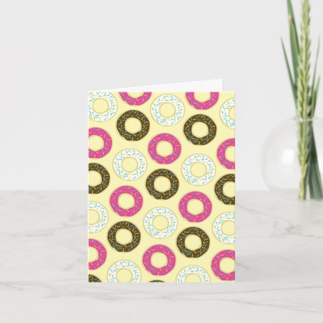 Donut Cute Kid's Donuts Stationary Cards (Front)