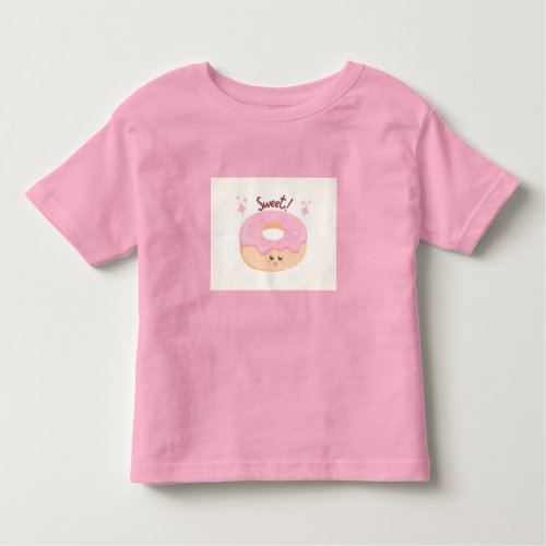 Donut Delight Kawaii Toddler Tee Toddler T_shirt
