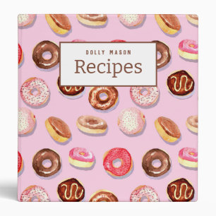 Donut Delight Recipe Binder