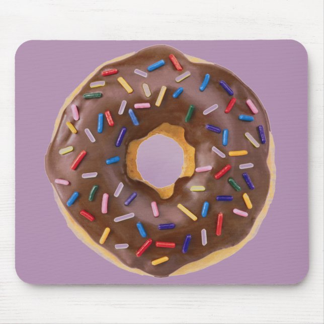 donut design mouse pad (Front)
