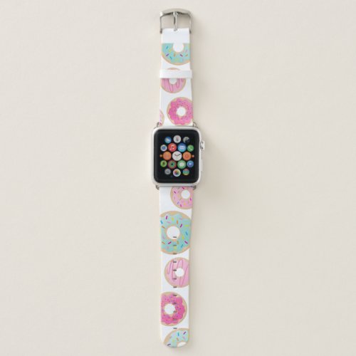 DONUT DESIGN unique yummy sweet colorful pattern Apple Watch Band