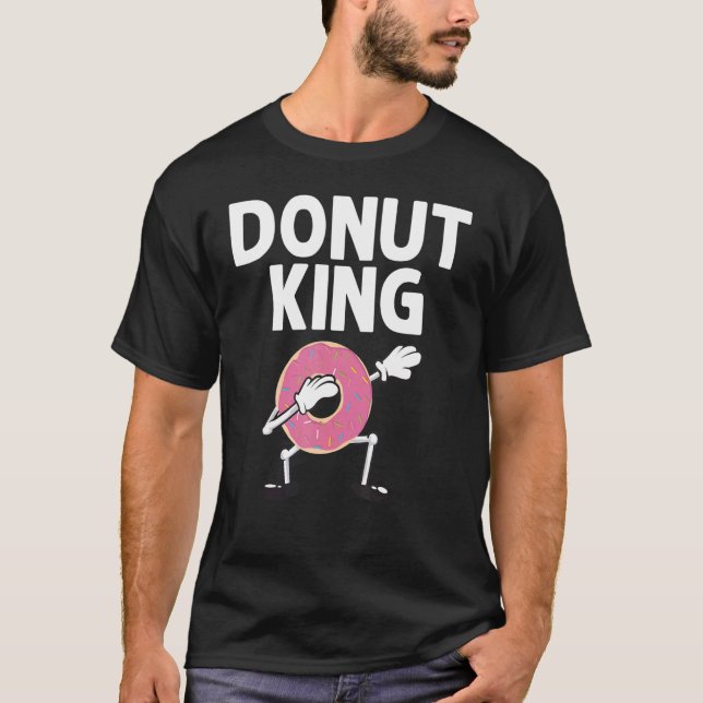 Donut Designs For Men Dad Doughnut Foodie Sprinkle T-Shirt (Front)